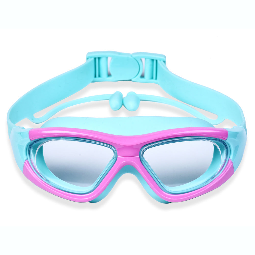 Children's swimming goggles with large frame – anti-fog