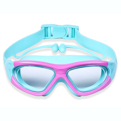 Children's swimming goggles with large frame – anti-fog
