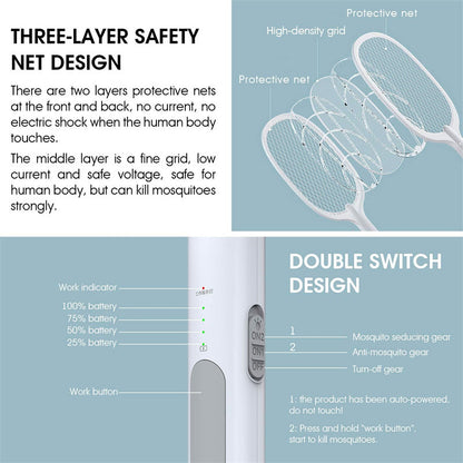 Electric Fly Swatter – Rechargeable Bug Zapper