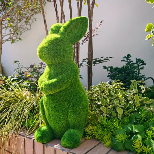 Rabbit Garden Statue – Decorative Resin Lawn Ornament