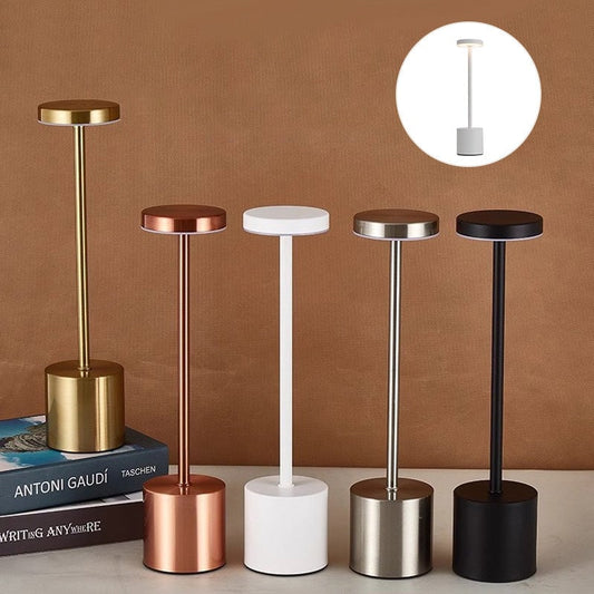 Portable Rechargeable LED Table Lamp – 3-Colour Touch Dimming – image 1