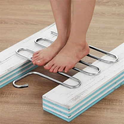 5-Layer Stainless Steel S-Shaped Clothes Hanger