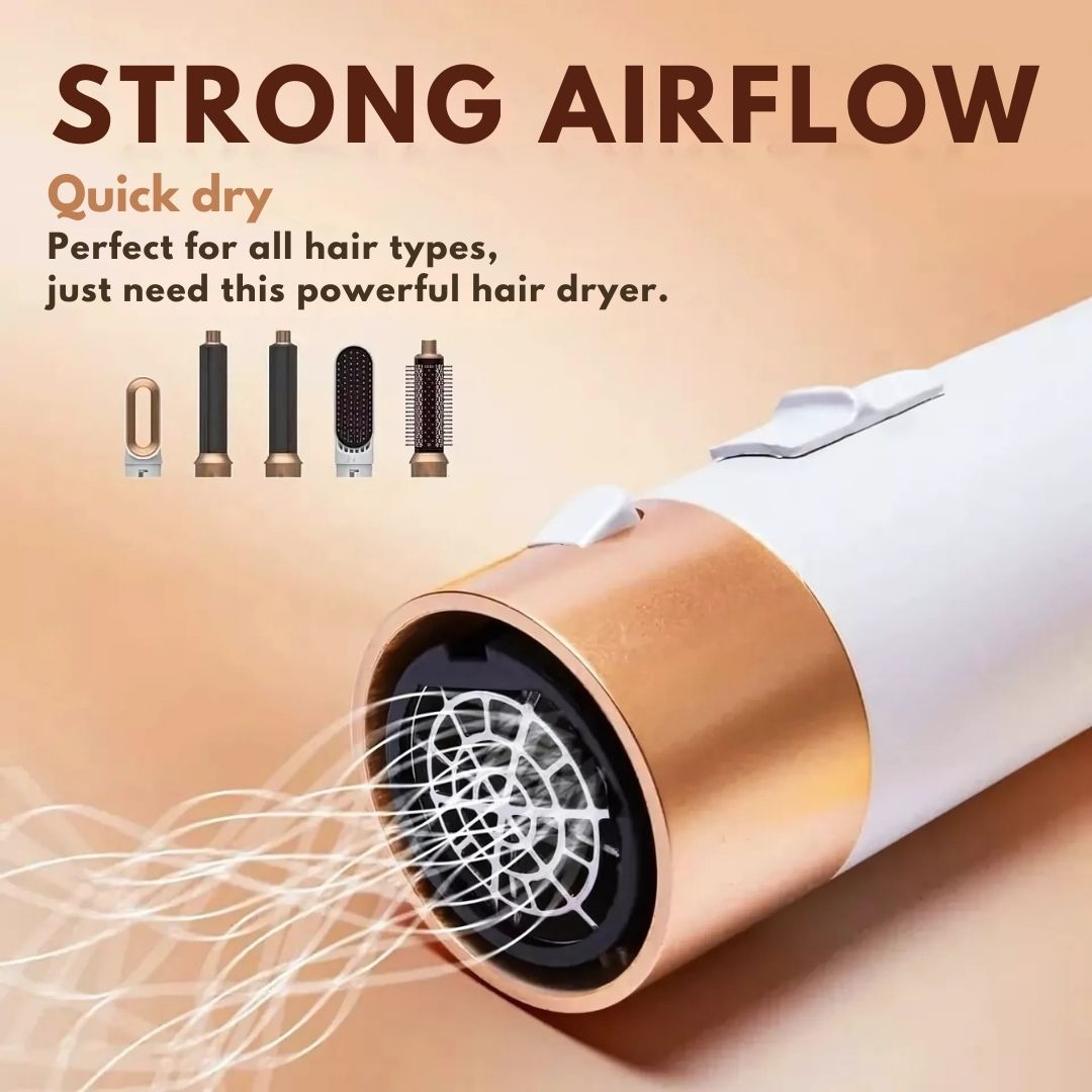 5-in-1 Hair Styler with Air Technology for Easy Styling