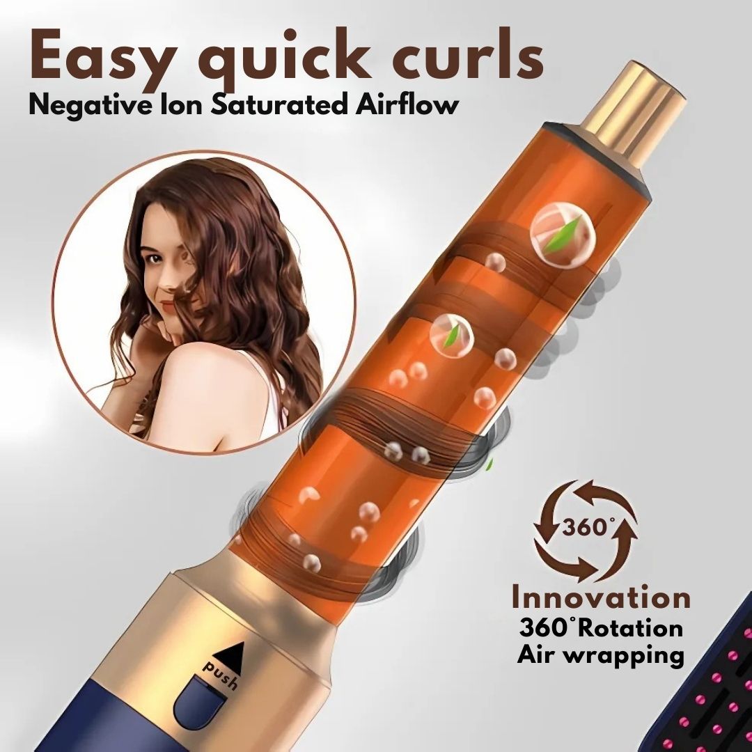 5-in-1 Hair Styler with Air Technology for Easy Styling