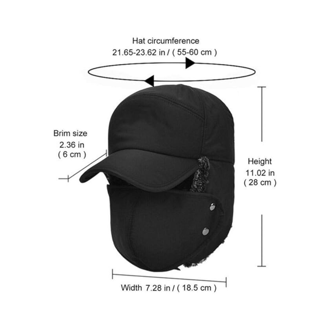 FrostGuardian Thermal Windproof Face & Ear Protection Hat
