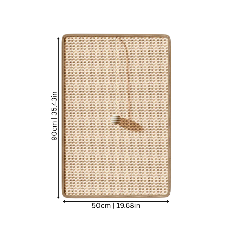 Wall Mounted Cat Scratcher - Sisal Claw Pad