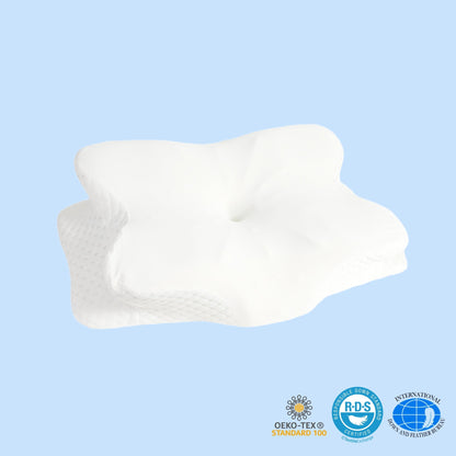Contoured Memory Foam Pillow with Cooling Cover