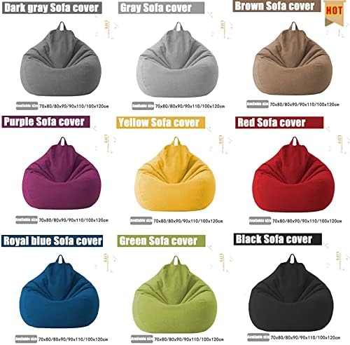 Large Bean Bag Cover – 80 × 90 cm / 100 × 120 cm, Filling Not Included