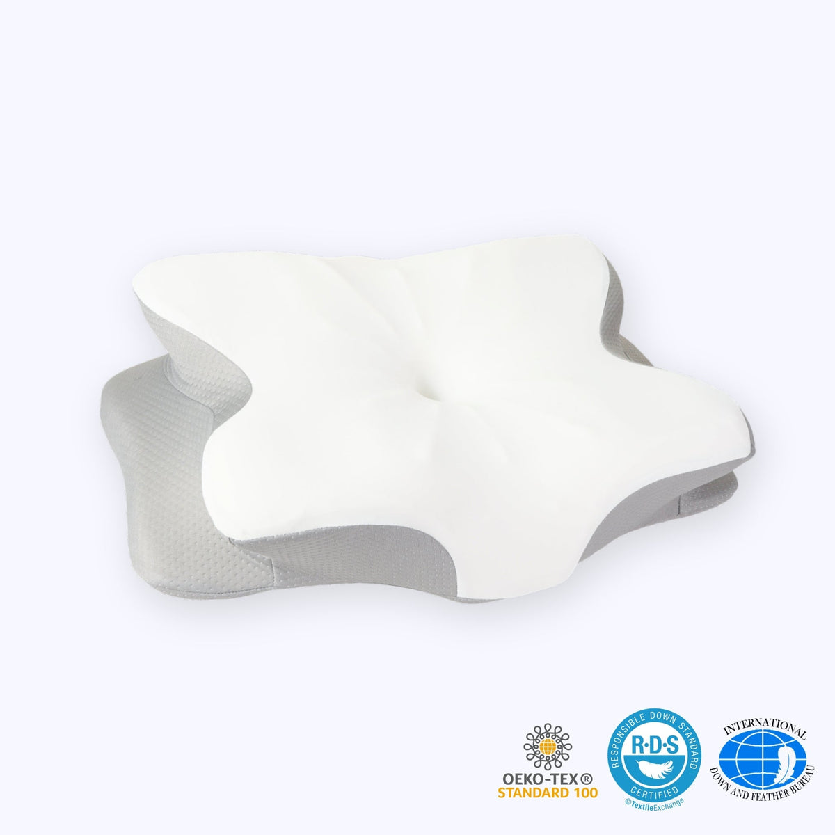 Contoured Memory Foam Pillow with Cooling Cover