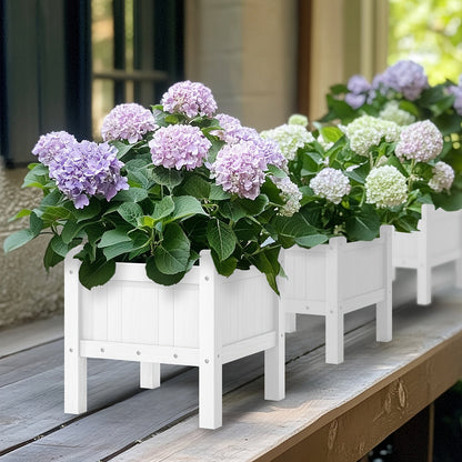 Square Outdoor Planter Box – Weatherproof Garden Pot