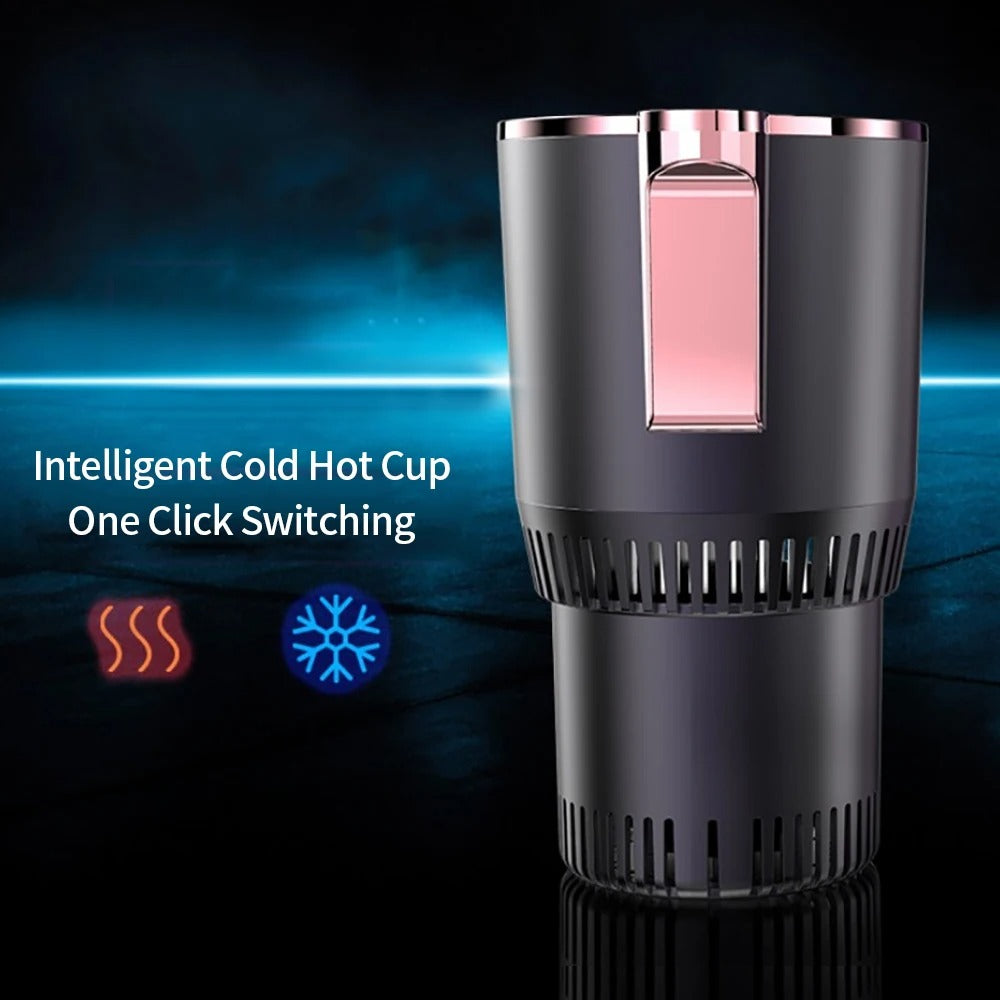 Smart Car Heating & Cooling Cup - 2-in-1 Temperature Control for Hot and Cold Drinks
