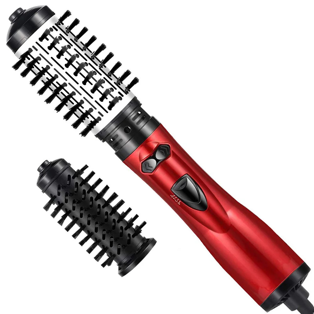 3-in-1 Rotating Hair Dryer Brush – Curling Styler