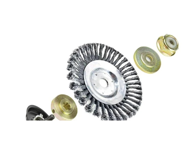Wire Weeding Wheel for Lawn Mower – Garden Cleaner