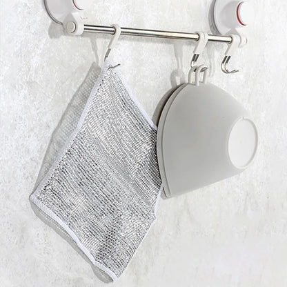 Stainless Steel Wire Dishcloth – Heavy Duty Scrubber Pad