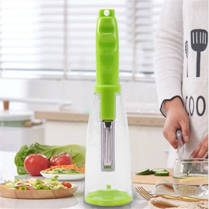 Multi-Function Apple & Vegetable Peeler with Storage Container