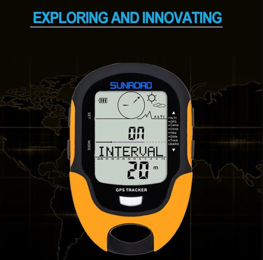 Digital GPS Altimeter Barometer Compass – 4-in-1 Tool