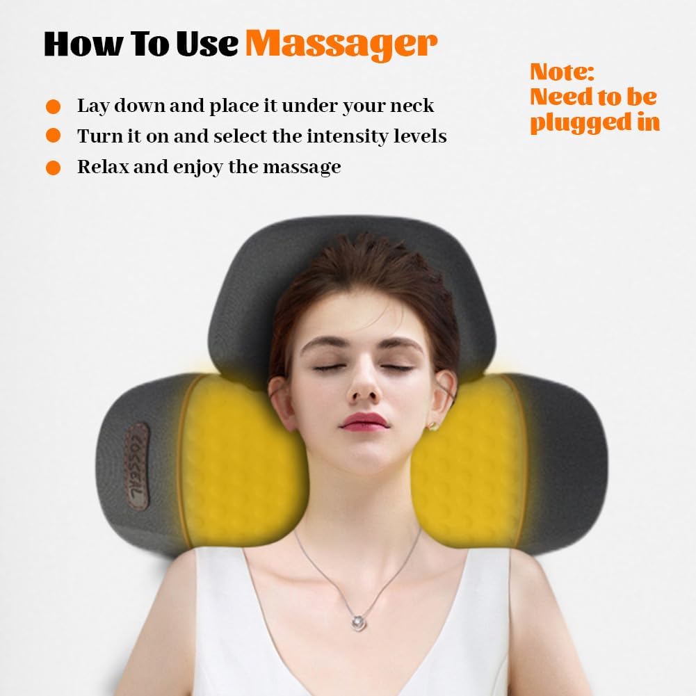 Ergonomic Neck Massager – Relieve Pain & Tension Anytime