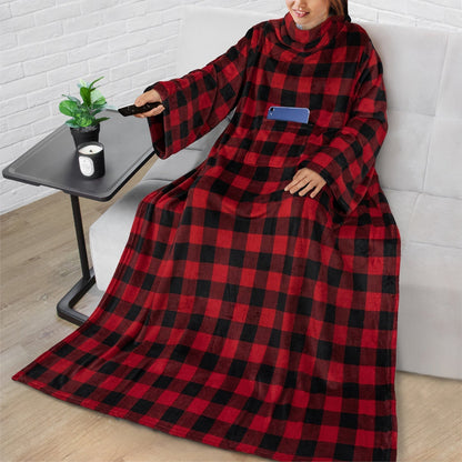 Cozy Fleece Blanket with Pocket – Soft Warm Throw Blanket