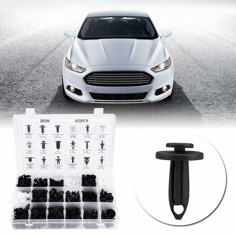 Car Trim Fastener Clip Set – Nylon Rivet & Removal Tool Kit – image 1
