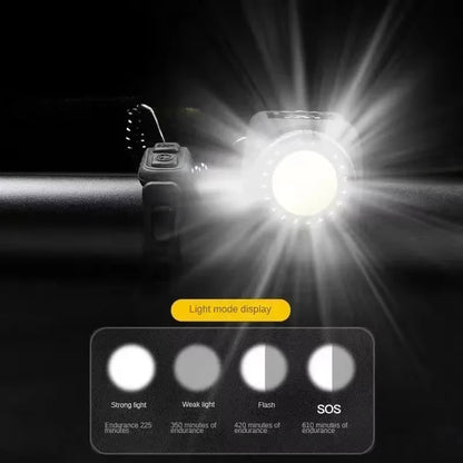 Electric Bike Horn with Front LED Light