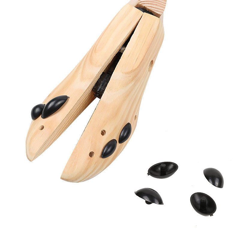 Adjustable wooden shoe tree for men and women