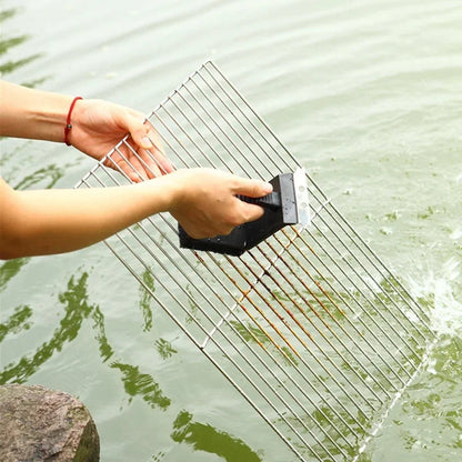 3-in-1 Right Angle BBQ Grill Cleaning Brush