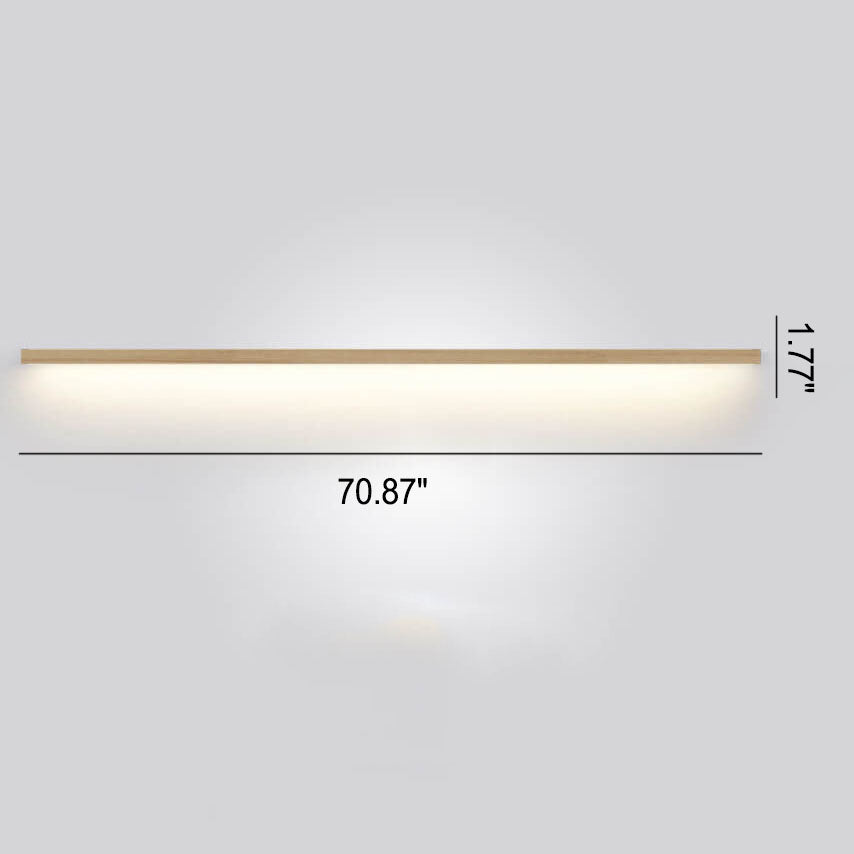 Japanese LED Wall Light Solid Wood Accent Lamp