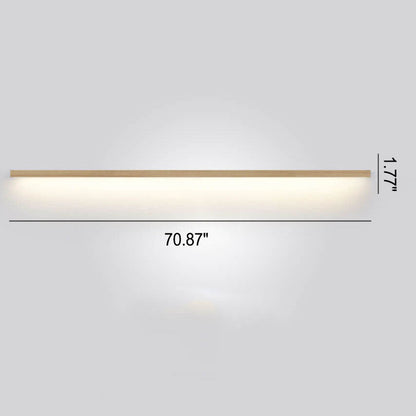 Japanese LED Wall Light Solid Wood Accent Lamp