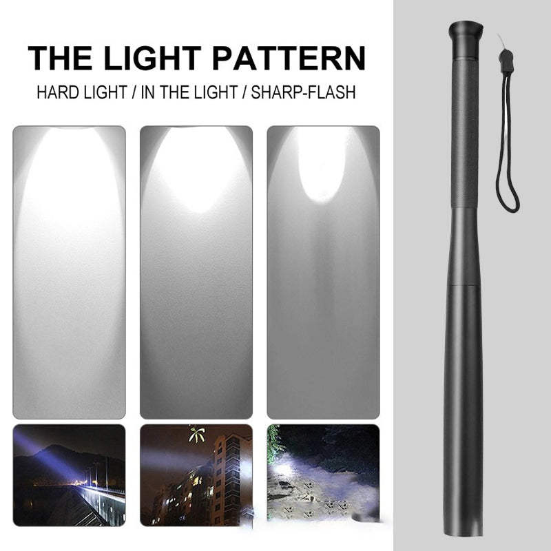 Baseball Bat LED Flashlight – Tactical Emergency Light