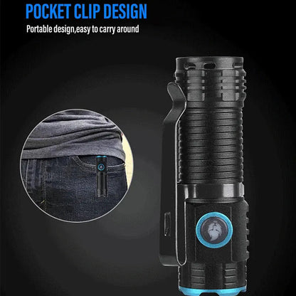 Compact Rechargeable LED Flashlight