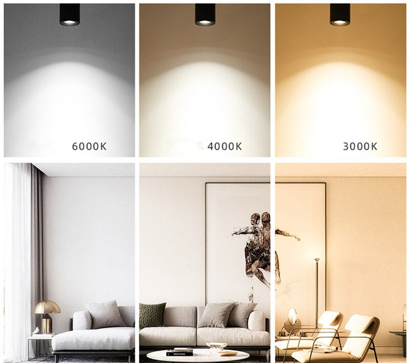 LED Ceiling Spotlight 7W 12W 15W Indoor Light
