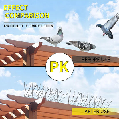 Stainless Steel Bird Repellent Spikes for Outdoors