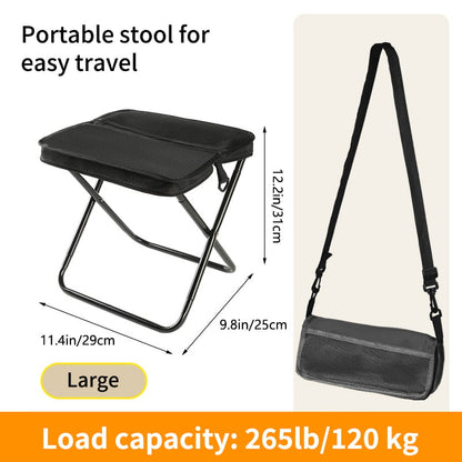 Ultra-Light Folding Stool – Heavy Duty 265 lb Capacity