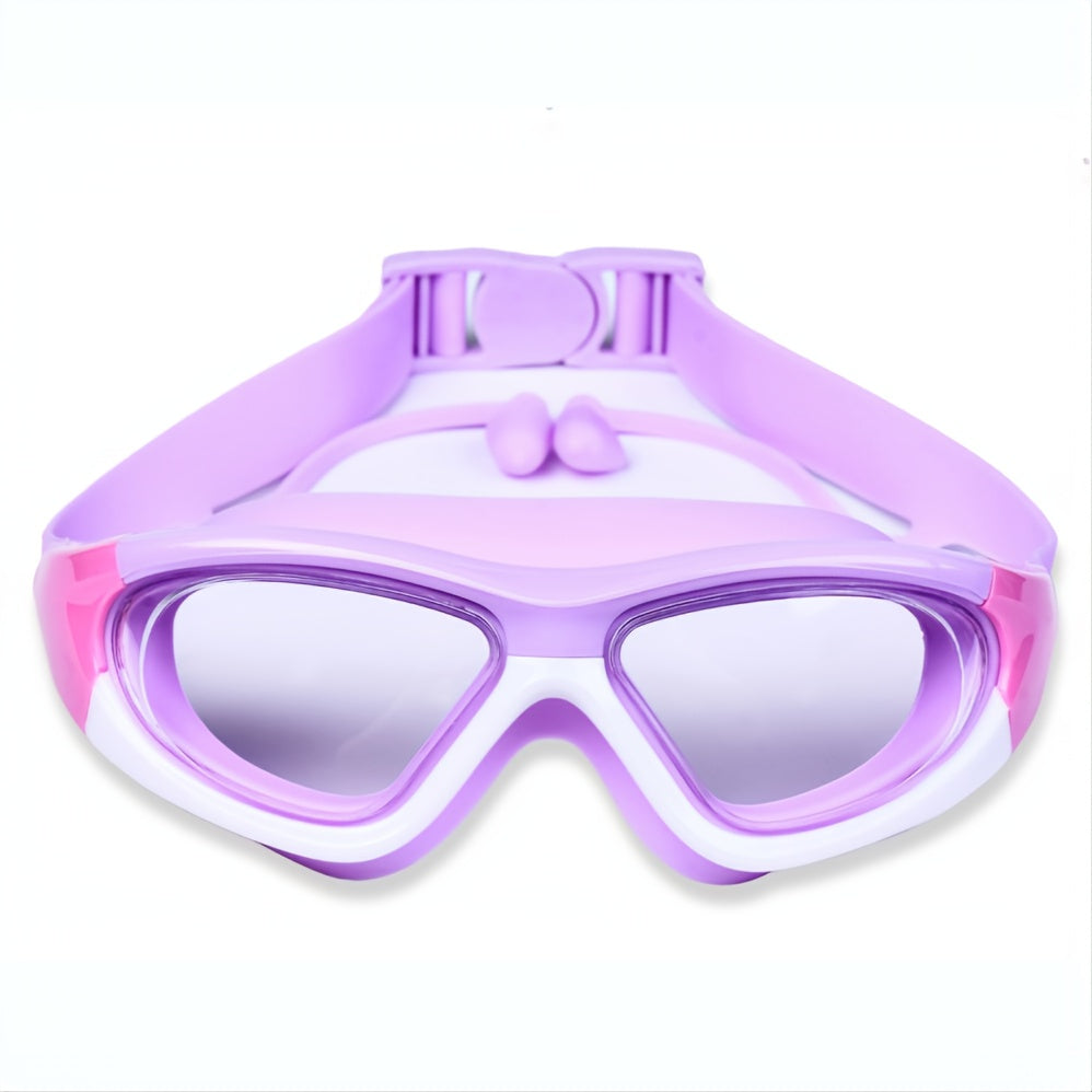 Children's swimming goggles with large frame – anti-fog