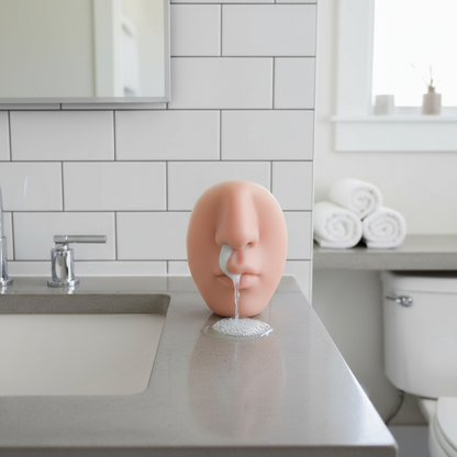 Nose-Shaped Wall-Mounted Soap Dispenser