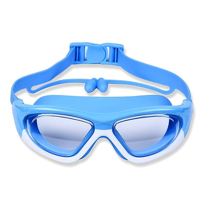 Children's swimming goggles with large frame – anti-fog