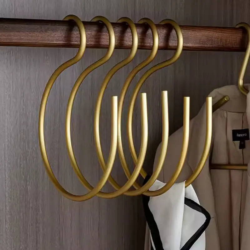 Multipurpose Aluminium Hooks Matte Finish – 5 Pieces