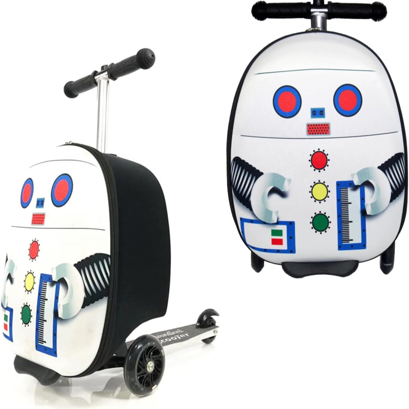 Kids Ride-On Scooter Suitcase - 2-in-1 Travel Case