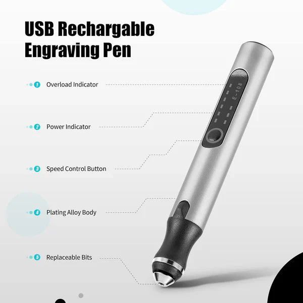 Cordless Electric Engraving Pen for DIY Projects
