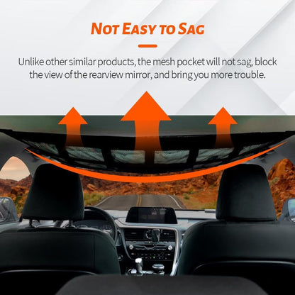 Elastic Interior Cargo Net for Car Storage