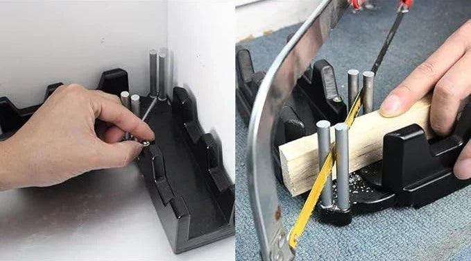 2-in-1 Mitre Angle Gauge and Saw Guide, 90°–180°