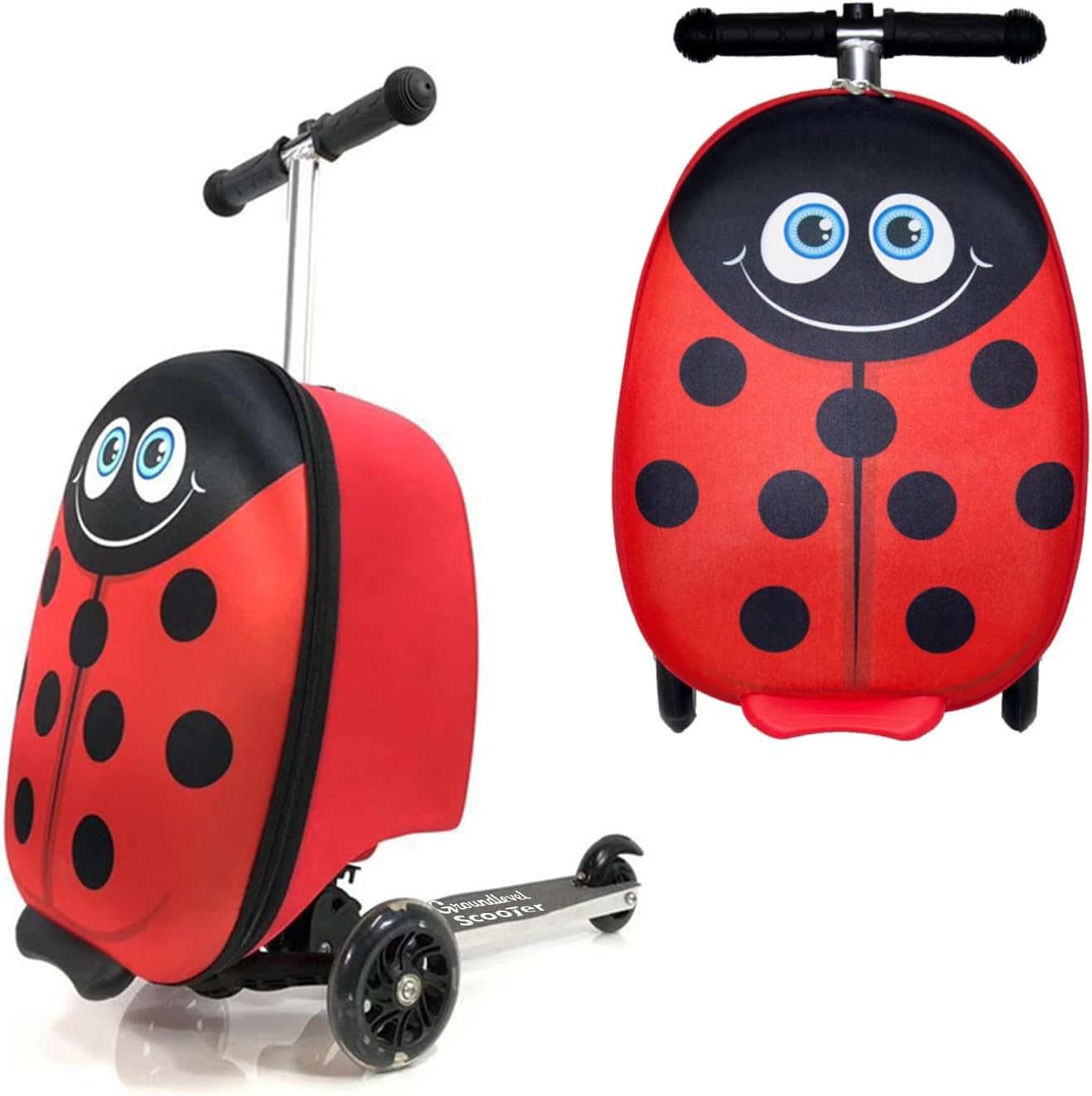 Kids Ride-On Scooter Suitcase - 2-in-1 Travel Case