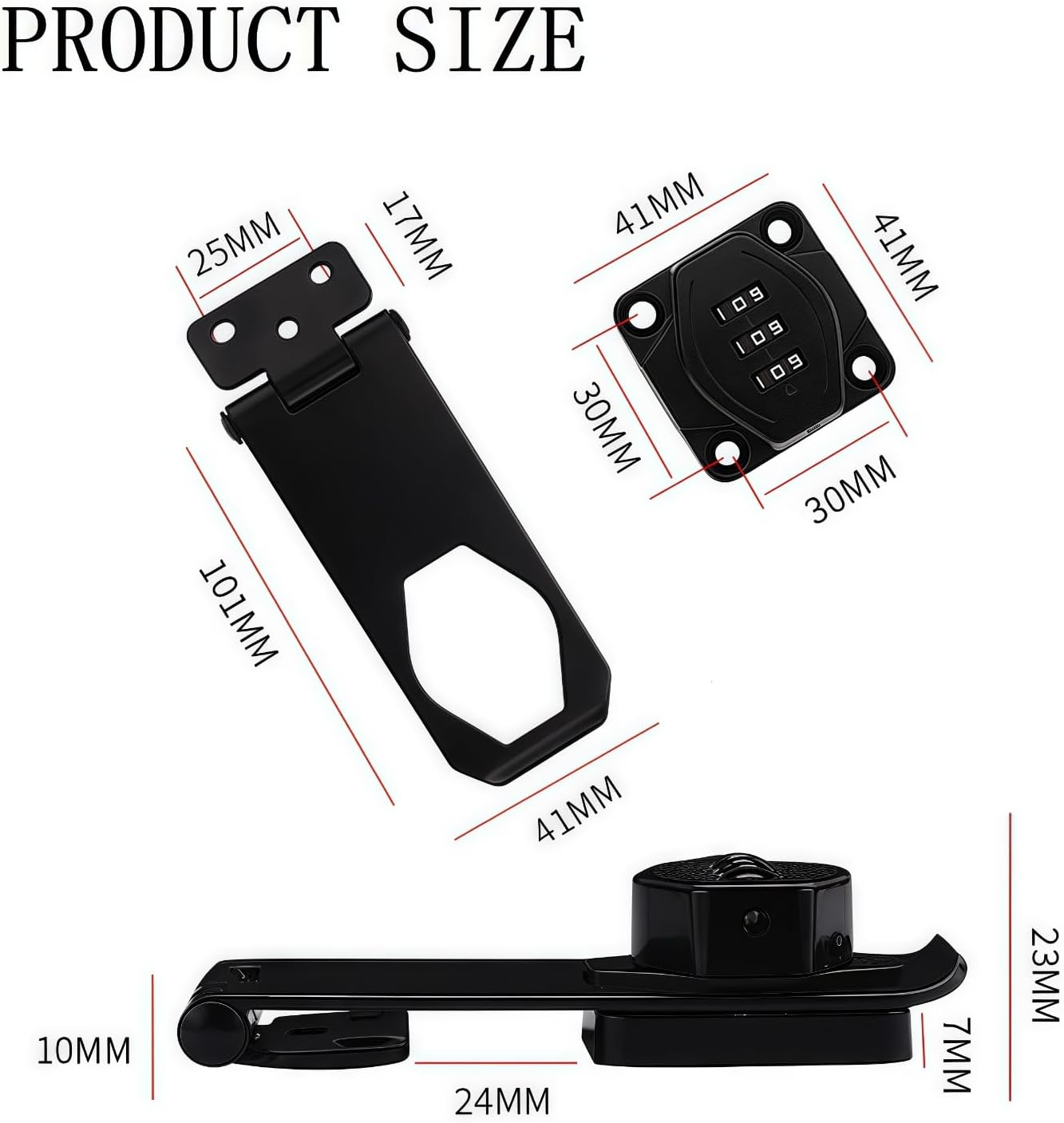 Keyless Door Lock with Number Code Access