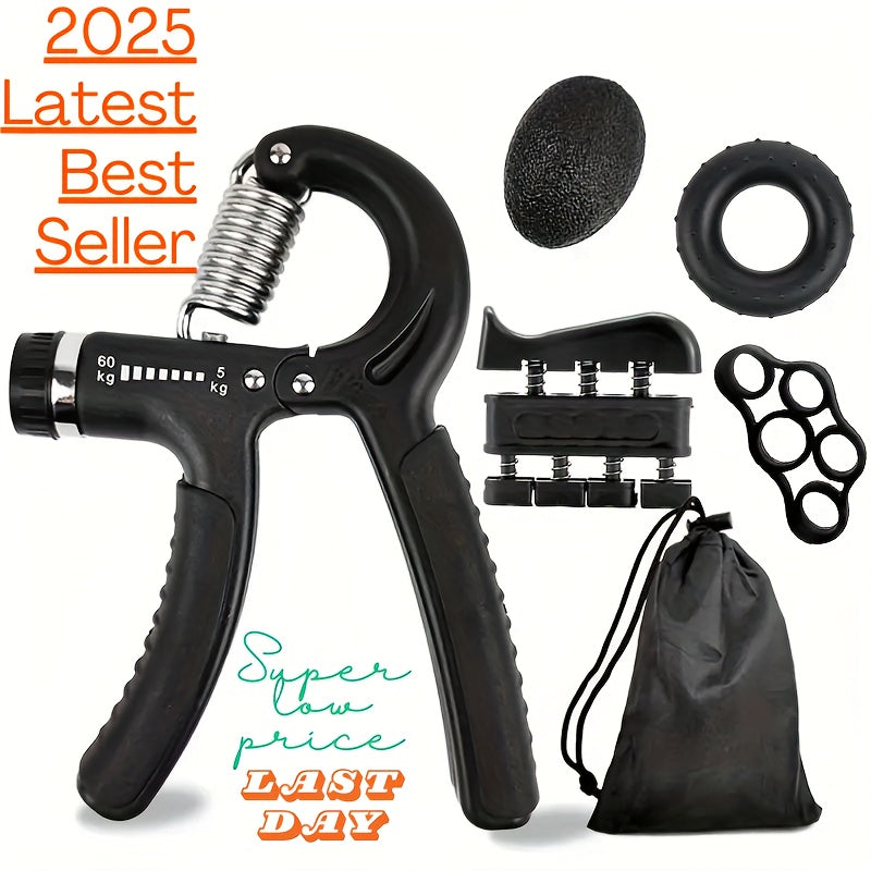 Adjustable Grip Trainer Kit – Strengthen Hands & Forearms