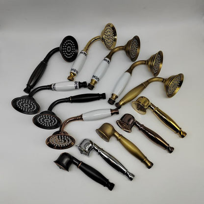 Brass Handheld Shower Head with Hose Wall Mounted