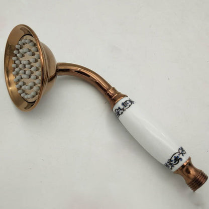 Brass Handheld Shower Head with Hose Wall Mounted