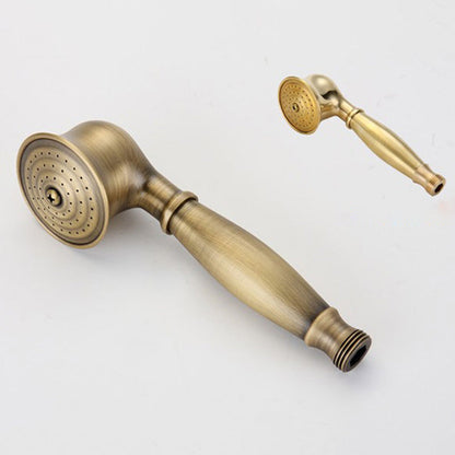 Brass Handheld Shower Head with Hose Wall Mounted