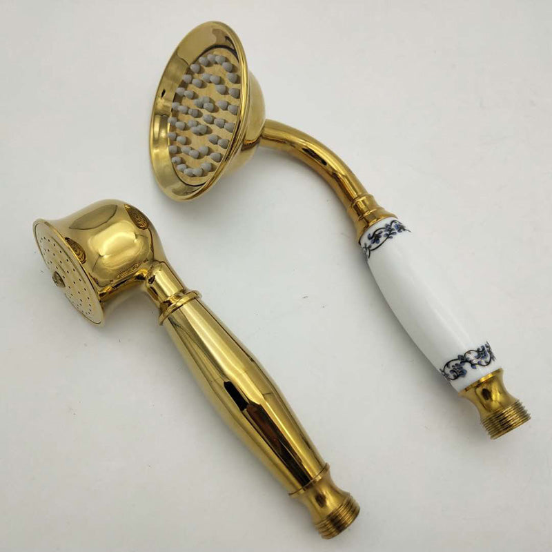 Brass Handheld Shower Head with Hose Wall Mounted