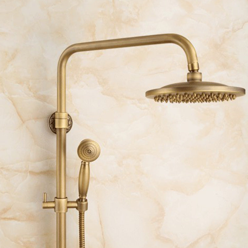 Brass Handheld Shower Head with Hose Wall Mounted