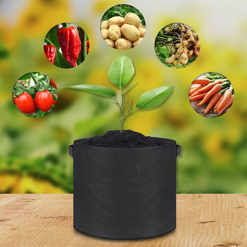 Felt Fabric Planting Bag – Breathable for Healthy Roots